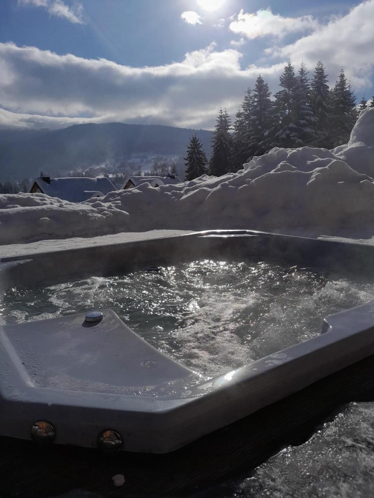 Zawoja Nad Korona Z Jacuzzi Villa Exterior foto
