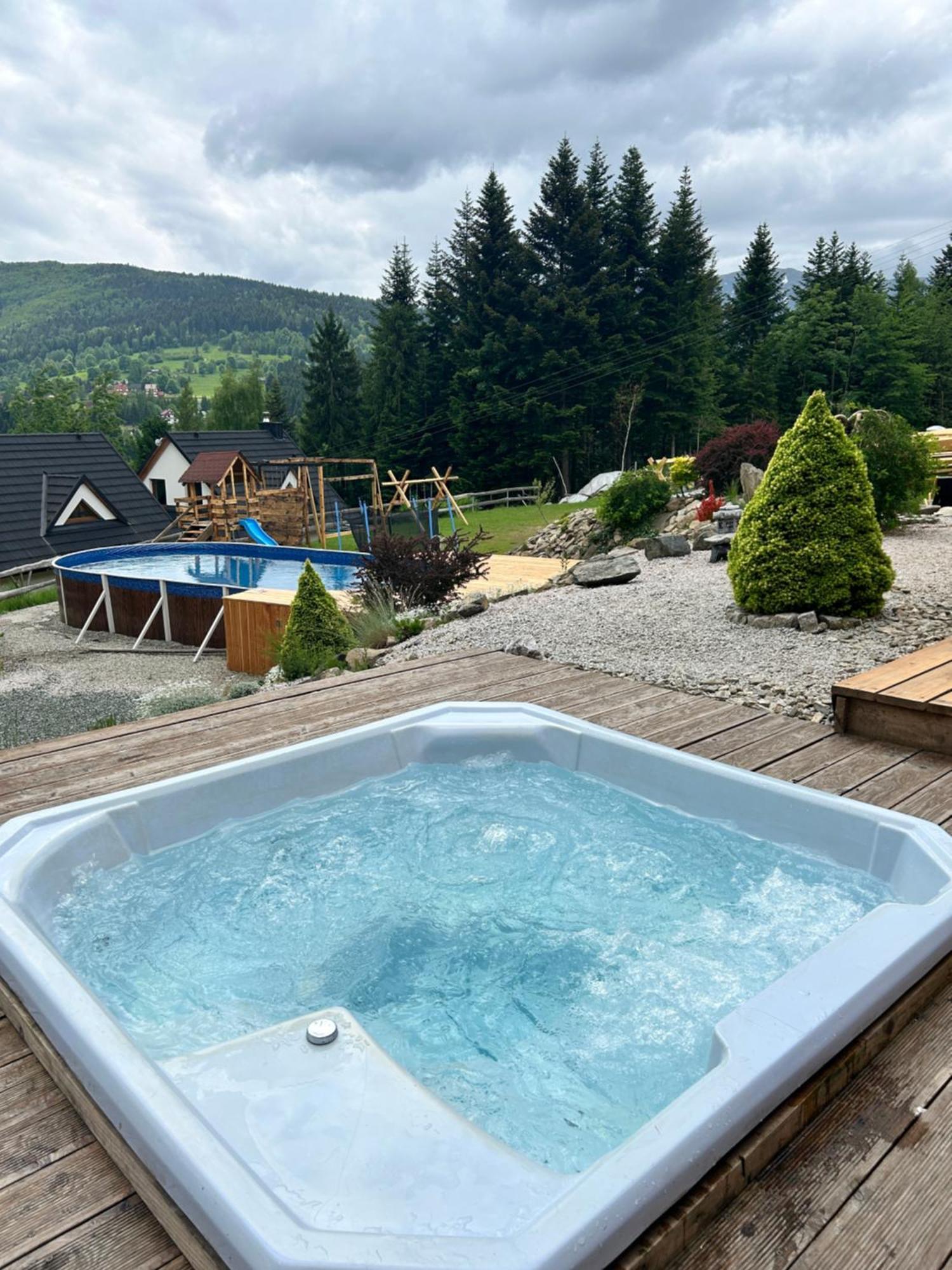 Zawoja Nad Korona Z Jacuzzi Villa Exterior foto