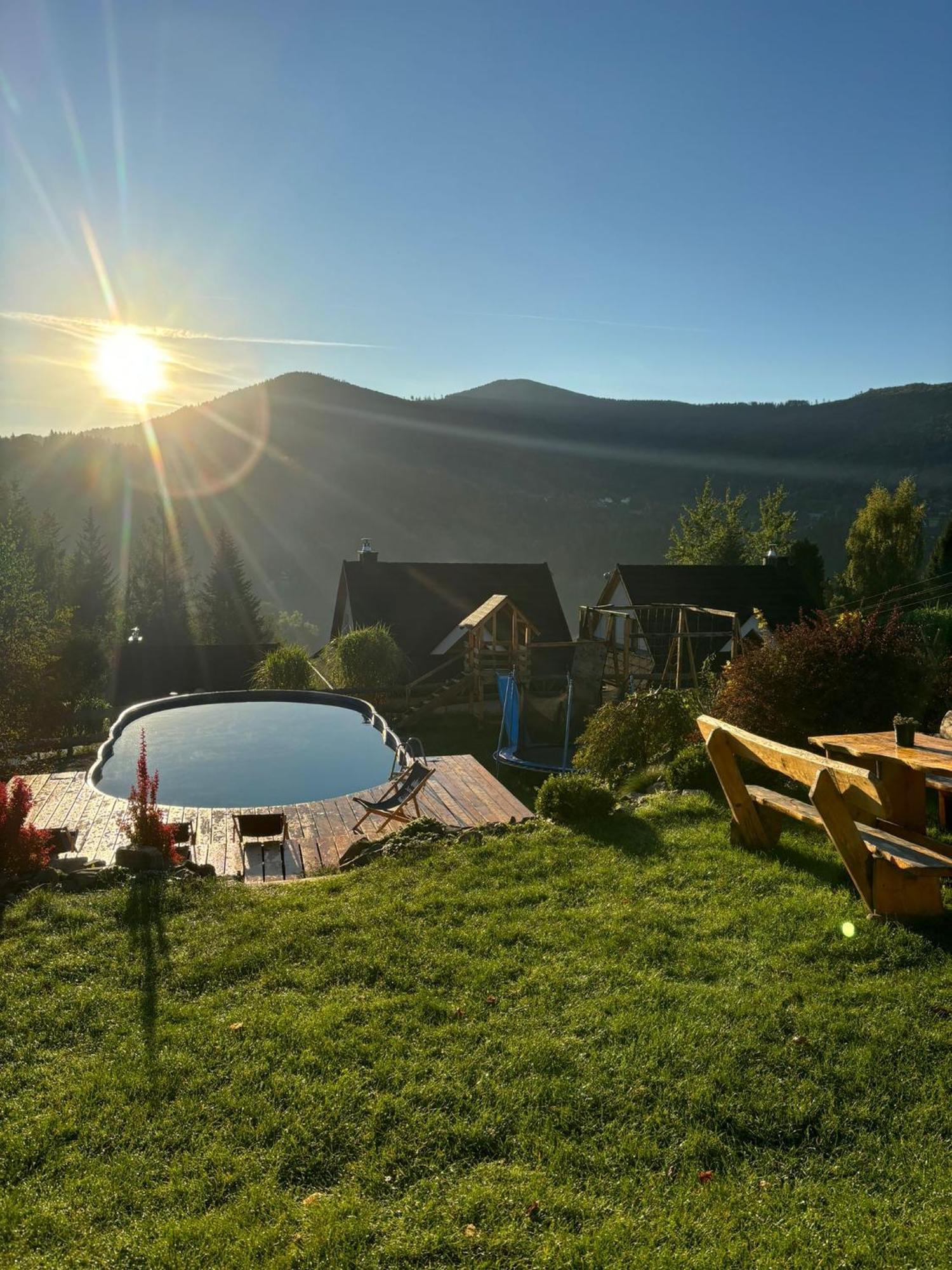 Zawoja Nad Korona Z Jacuzzi Villa Exterior foto