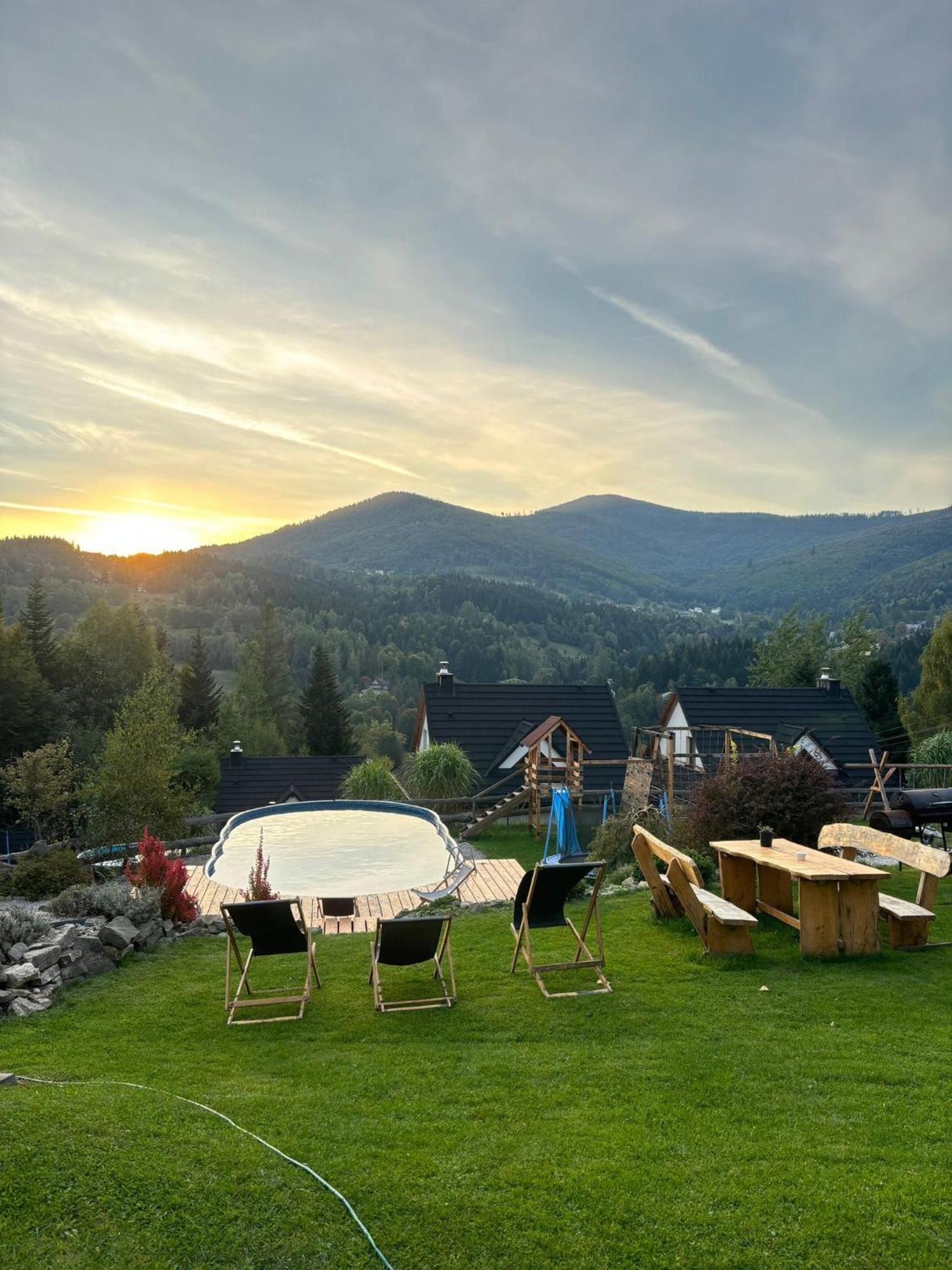 Zawoja Nad Korona Z Jacuzzi Villa Exterior foto